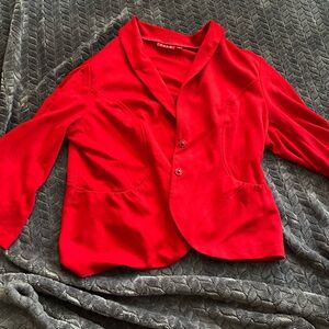 Elle Red Blazer